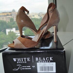 White House Black Market Heels Brown